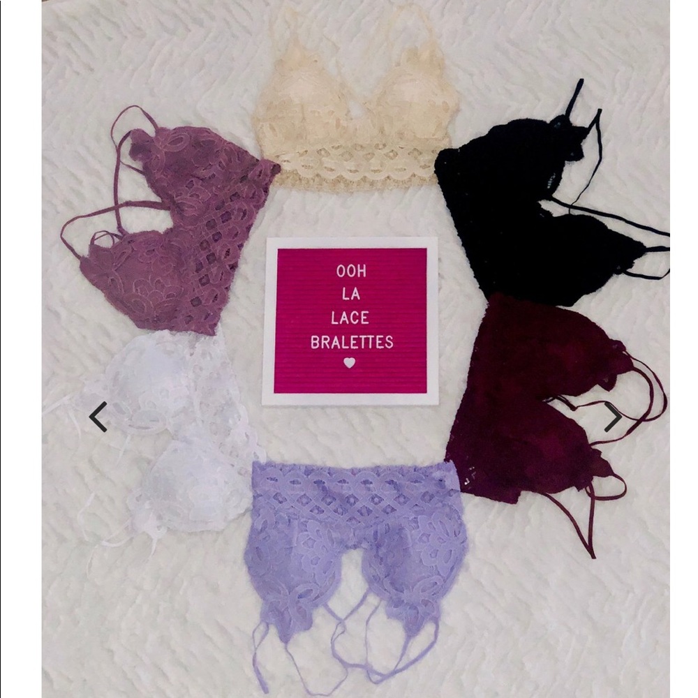 Lace bralettes